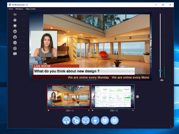 Демонстрация экрана в экране